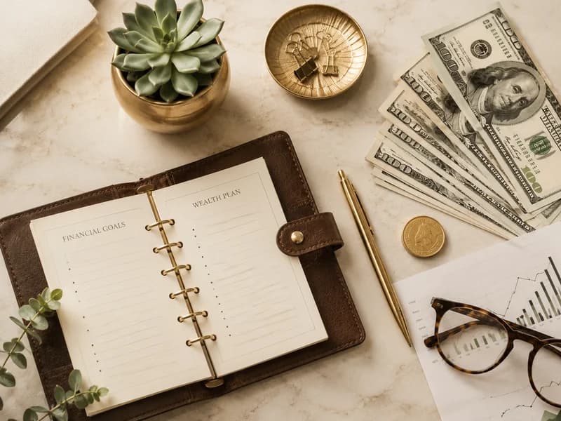 Wealth planning journal, financial goals planner and abundance tools reviewed by WealthBoostDaily